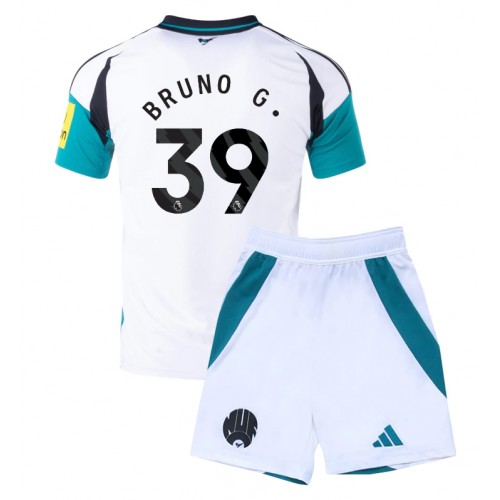 Fotballdrakt Barn Newcastle United Bruno Guimaraes #39 Tredjedraktsett 2024-25 Kortermet (+ Korte bukser)